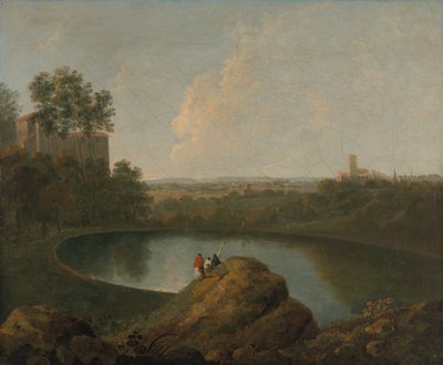The Head of Lake Nemi by Richard Wilson